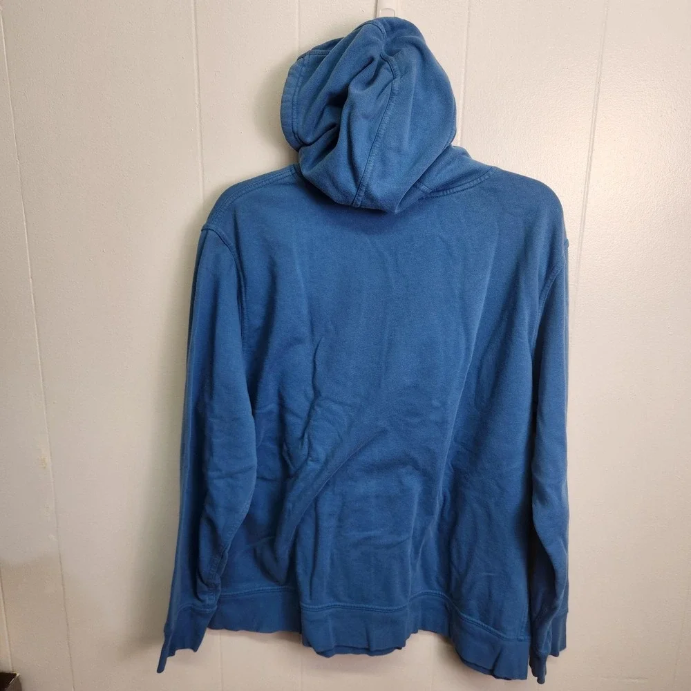 North Face‎ Hoodie Mens Extra Large Blue Pullover Hooded Sweatshirt Logo Graphic